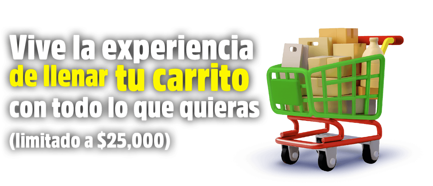 Premios - Experiencia de llenar tu carrito
